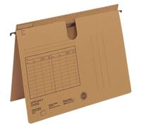 Leitz 1834-00-00 1834 Dossier suspendu SÉRIE 18, agrafage commercial et administratif, carton natron, brun naturel