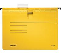 Leitz 5 X Alpha Hängehefter, A4, Kaufmännische Heftung, Gelb