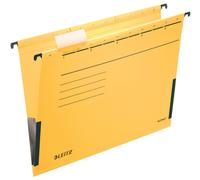 Leitz 1986-00-15 1986 Pochette à suspendre ALPHA® - avec grenouilles sur le côté, carton Pendarec, jaune