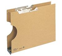 Leitz 20460000 Hanging Dossier Plastique Bottom 60 mm Kraft Cartes Natural Marron