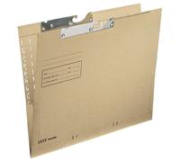 Leitz 2116-00-00 2116 Pochette navette, avec grenouilles sur le côté, carton natron (RC), marron naturel
