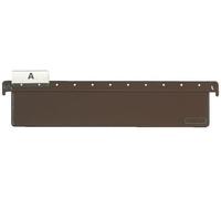Leitz 25 X Hänge-Leitkarte Für Serie 18 Hängeregistratur, Braun