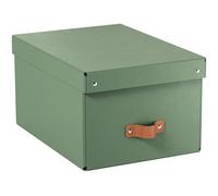 Leitz Boîtes de rangement Puro format moyen 2 unités 17L avec couvercle empilables vert