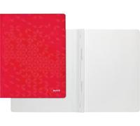 LEITZ 3001-00-26 LEITZ Classeur à levier WOW, DIN A4, carton, rouge