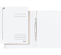 Leitz 3040-00-01 3040 Farde à spirales - A4, 250 feuilles, agrafage mécanique, carton recyclé, blanc