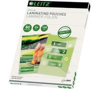 Leitz 33818 Pochette en plastique - A4, brillant, 80 mym, 100 pièces