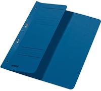 Leitz 3740-00-35 3740 Farde à oeillets - 1/2 couverture avant, A4, agrafage mécanique, carton manila, bleu