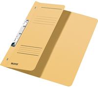 Leitz 3744-00-11 3744 Farde à fentes, 1/2 couverture avant, A4, agrafage mécanique, carton manila 250 g/qm, chamois