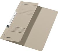 Leitz 3744-00-85 3744 Farde à fentes, 1/2 couverture avant, A4, agrafage mécanique, carton manila 250 g/m2, gris