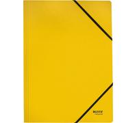 Leitz 3908-00-15 3908 Classeur à levier Recycle - A4, 250 feuilles, élastique, carton (RC), sans incidence sur le climat, jaune