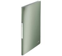 Leitz Protège-documents A4 Style 39580053 — 20 pochettes (40 pages), transparentes, vert