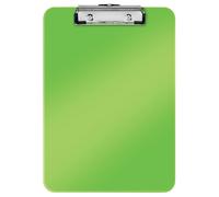 Leitz 39710054 A4 Clipboard, Rigid Plastic, WOW Range, Green