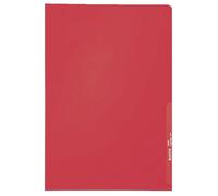 Leitz 4000-00-25 4000 Pochette transparente standard A4 PP-film, grainé, rouge, 0,13 mm