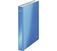 Leitz leitz classeur à anneaux wow, a4+, carton dur, bleu métal noir Noir G