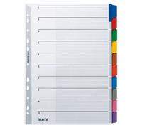 Leitz 4321 Répertoire DIN A4 blanc Carton gris 10 onglets 43210000