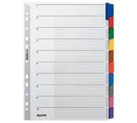 Leitz 43210000 Intercalaire De Classement Onglet Avec Index Vierge Carton Multicolore