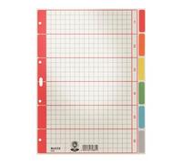 Leitz 43500085 Intercalaire De Classement Onglet Avec Index Numérique Carton Multicolore