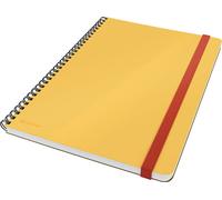 Leitz 4484-00-19 Collegeblock Cosy - B5, 80 feuilles, 100 g/qm, quadrillé, jaune