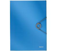 Leitz 4563-10-30 4563 Fardes à trois rabats Solid - A4, PP, bleu clair
