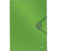 Leitz 4563-10-50 4563 Fardes à trois rabats Solid - A4, PP, vert clair