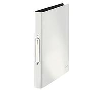 LEITZ 45661001 - Carpeta de anillas SOLID PP 2 anillas redondas de 25 mm DIN A4 color blanco