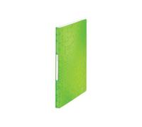Leitz Porte-Vues A4 20 pochettes (40 vues) Couverture polypropylène souple durable Vert WOW 46320023