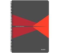 LEITZ 4647-00-25 Leitz College Bloc Office Card A4 quadrillé, rouge
