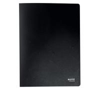 Leitz Classeur A4 46760095 – Protège-documents noir, 20 pochettes fixes, 40 feuilles, 100% recyclable