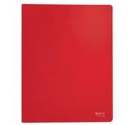 Leitz Porte-vues Recycle – 40 pochettes A4, 100% recyclable, éco-responsable, neutre en CO2, rouge