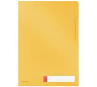 LEITZ 4708-00-19 4708 Privacy Pochette transparente Cosy A4 PP jaune mat opaque 3 pièces