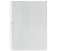 Leitz Pochettes perforées 47800303 A4 Polypropylène grainé 130µ ouvert 2 côtés transparent Lot 100