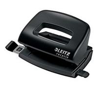 Leitz Perforatrice NeXXt Recycle Mini – 10 feuilles A4, 100% recyclable, Noir