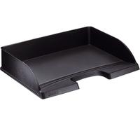 Leitz 5218-00-95 5218 Corbeille à courrier Standard Plus, A4 horizontal, polystyrène, noir