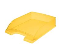 Leitz 5227-00-10 5227 Corbeille à courrier Standard Plus - A4, polystyrène, jaune givré