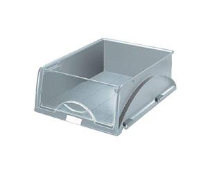 Leitz 52310085 Corbeille à courrier A4 maxi Gris