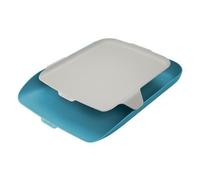 Leitz Corbeille à courrier Cosy – avec organisateur, A4, bleu