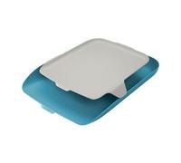 Leitz Corbeille à courrier Cosy – avec organisateur, A4, bleu