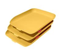 Leitz 53582019 Bac De Rangement De Bureau Polystyrène Jaune