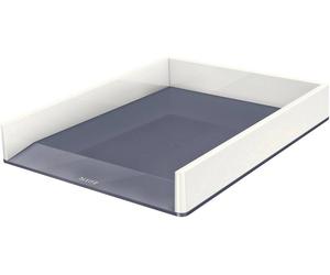 Leitz 5361-10-01 WOW Duo Bac à courrier DIN A4, DIN C4 blanc, gris 1 pc(s)
