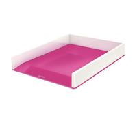 Leitz 53611023 Bac De Rangement De Bureau Plastique Métallique Et Rose