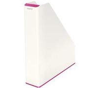 Leitz Porte-Revues, A4, Blanc/Rose Métallisé, WOW Dual, 53621023