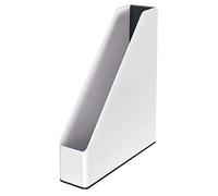 Leitz 53621095 Porte-Revues, A4, WOW, Dual, Blanc/Noir