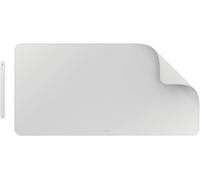 Leitz Tapis de bureau grand format – Sous-main imperméable antidérapant, 80×40 cm gris clair