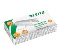 Leitz Power Performance Agrafes P2 (No, 10), Galvanisé, Boîte de 1000 Agrafes, 55770000
