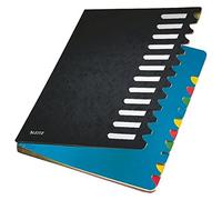 Leitz 59120095 Trieur Carton 12 onglets colorés Noir (Import Allemagne)