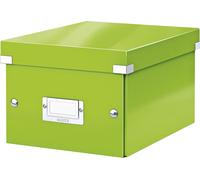 LEITZ 6043-00-54 Boîte d'archives Click & Store WOW Petite, carton gris, vert