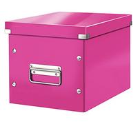 Leitz 61090023 Click & Store Boîte de rangement cubique Taille M Rose