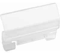 Leitz 6116-00-03 6116 onglets transparents, 60 mm, 4 lignes, plastique, transparent