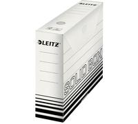 LEITZ 6127-00-01 LEITZ Boîte d'archives Solid, blanc/noir, (l)80 mm
