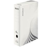 Leitz 6132-00-00 6132 Boîte d'archives easyboxx - A4, 100 mm, carton ondulé (RC), blanc